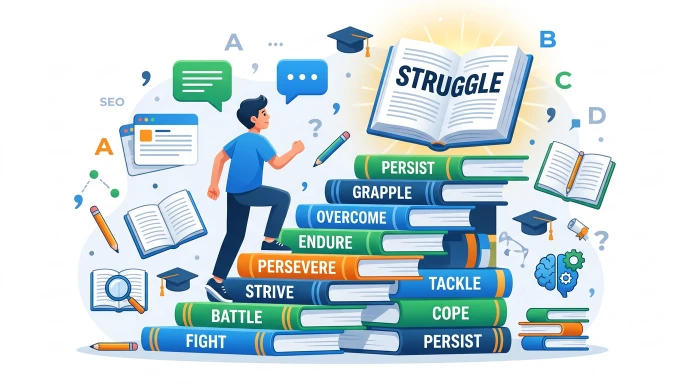 synonyms for struggle