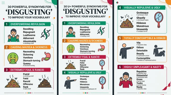 Synonyms for Disgusting