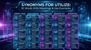 synonyms for utilize