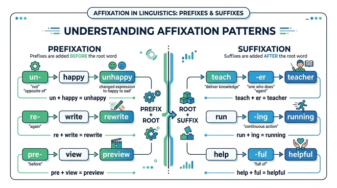 Affixation Pattern of First
