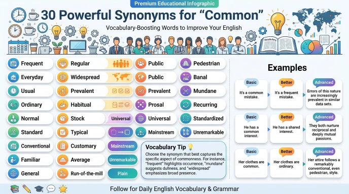 synonyms for common