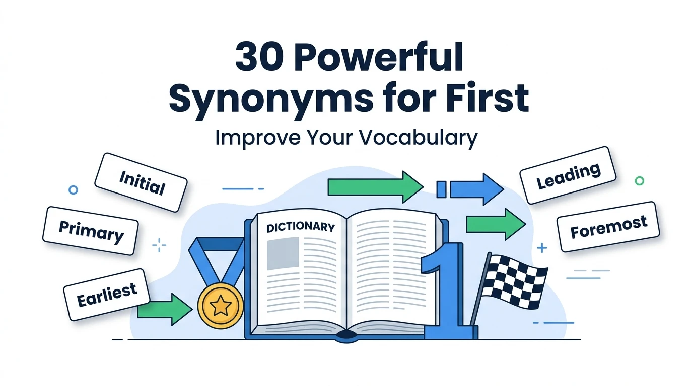 synonyms for first