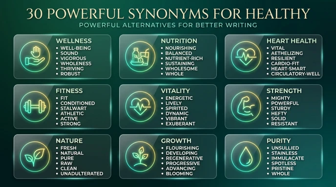 Synonyms for Healthy