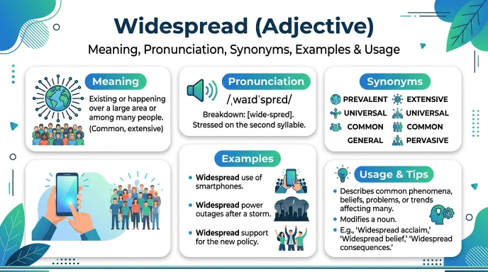 widespread adjective