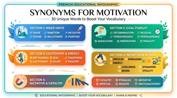Synonyms for Motivation 30 Words to Boost Vocabulary