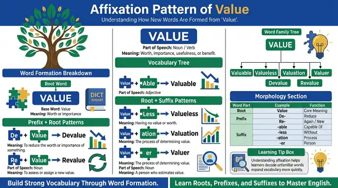 Affixation Pattern of Value