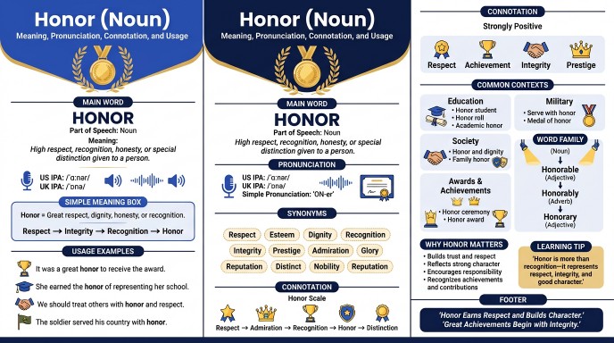 Honor (Noun)