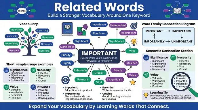 Related Words Section