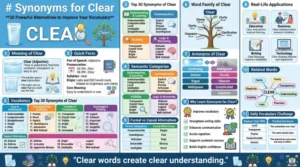synonyms for clear