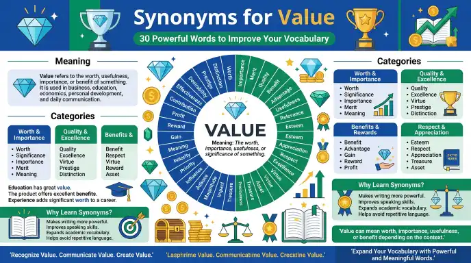 synonyms for value