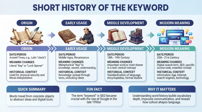Short History of the Keyword