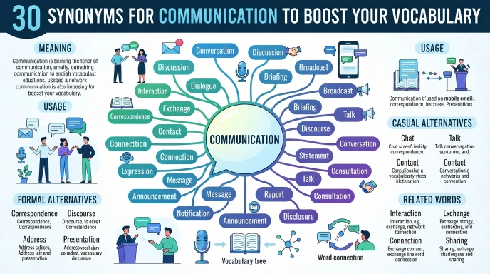 synonyms for communication