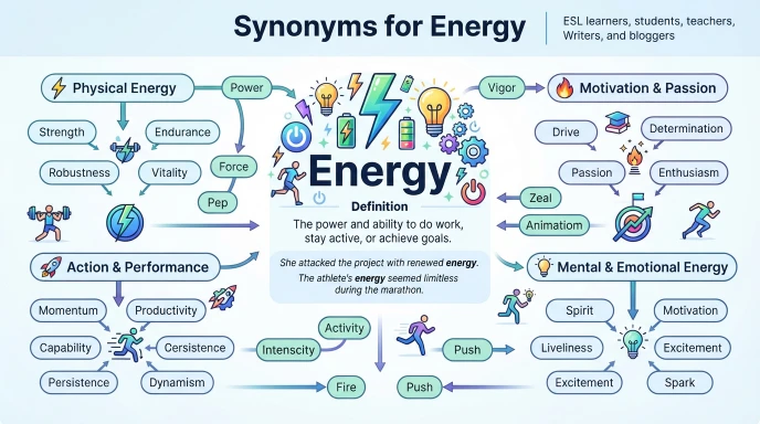 synonyms for energy