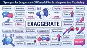 synonyms for exaggerate