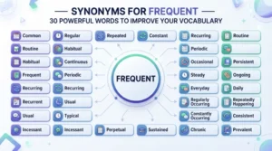 synonyms for frequent
