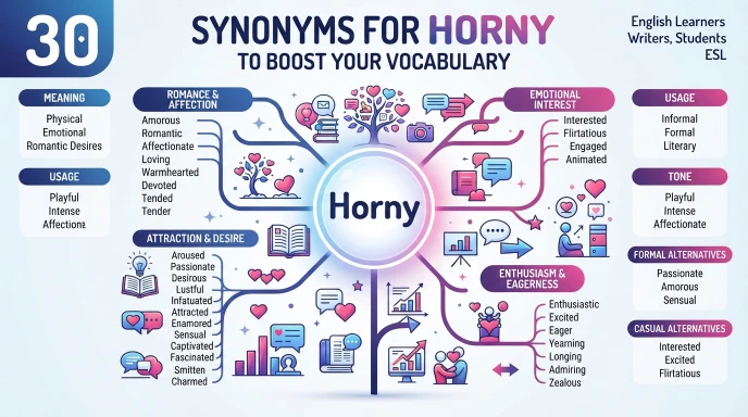 synonyms for horny