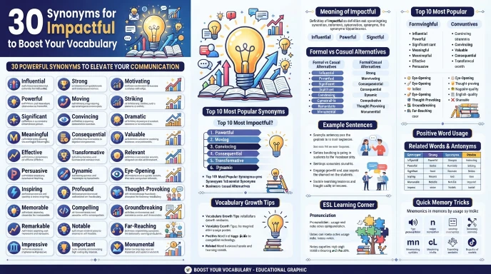 synonyms for impactful