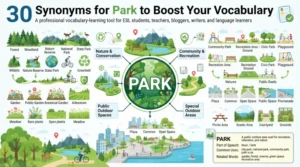 synonyms for park
