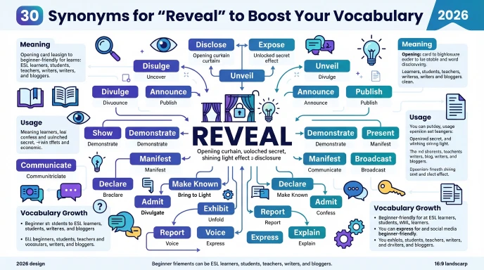 synonyms for reveal