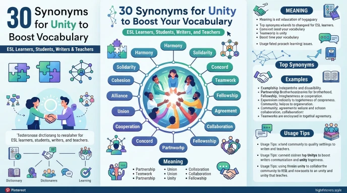 synonyms for unity