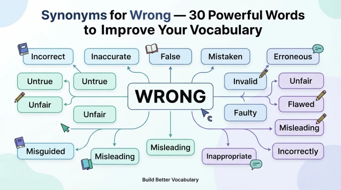synonyms for wrong