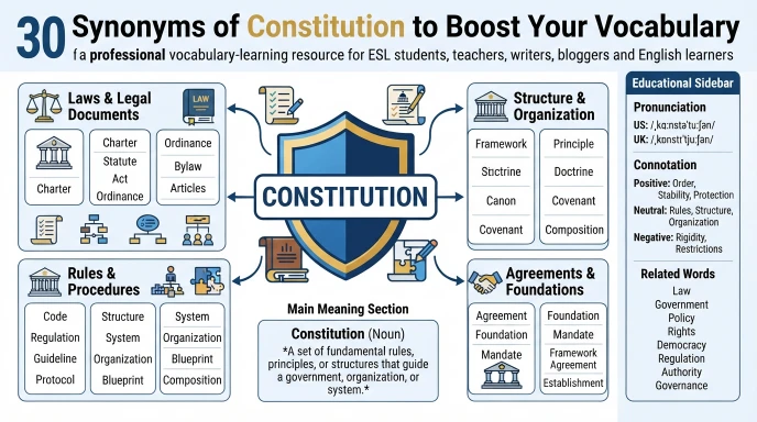 synonyms of constitution