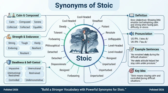 synonyms of stoic