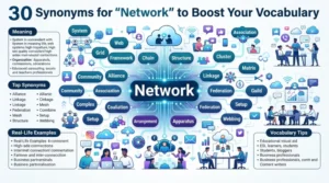 synonyms for network