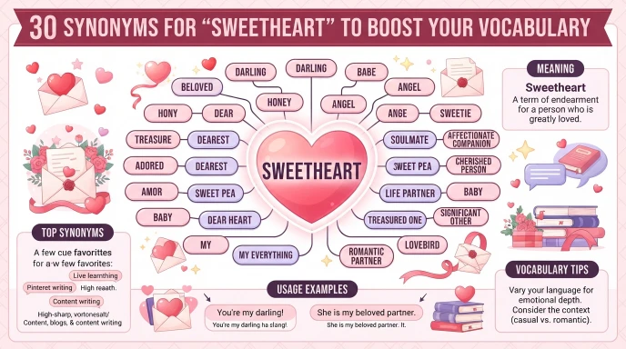 synonyms for sweetheart