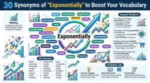 synonyms of exponentially